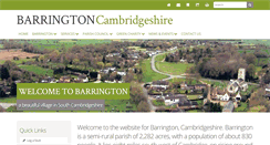Desktop Screenshot of barringtoncambs.com