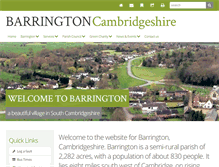 Tablet Screenshot of barringtoncambs.com
